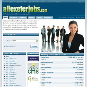 click here to visit All Exeter Jobs website